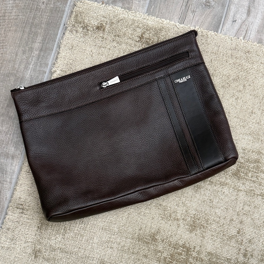 Leather Clutch from Florence, Italy